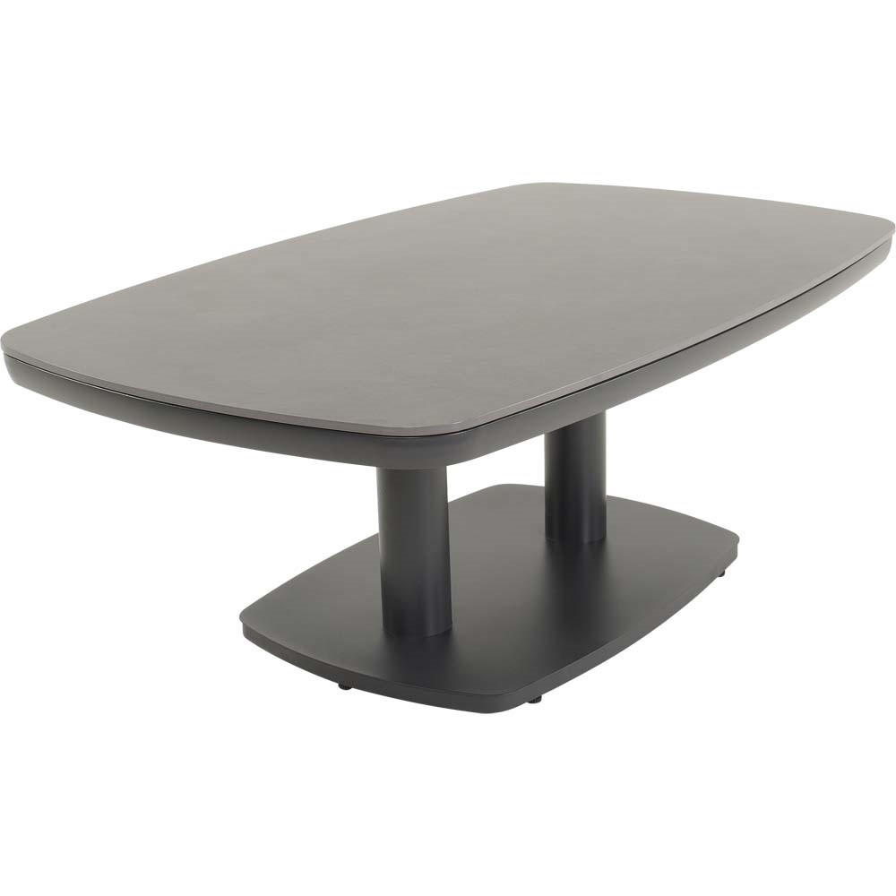 GARTENTISCH Geneva - Grau - 135/83/74 cm - Grau, Metall (135/83/74cm) - Lesli Living