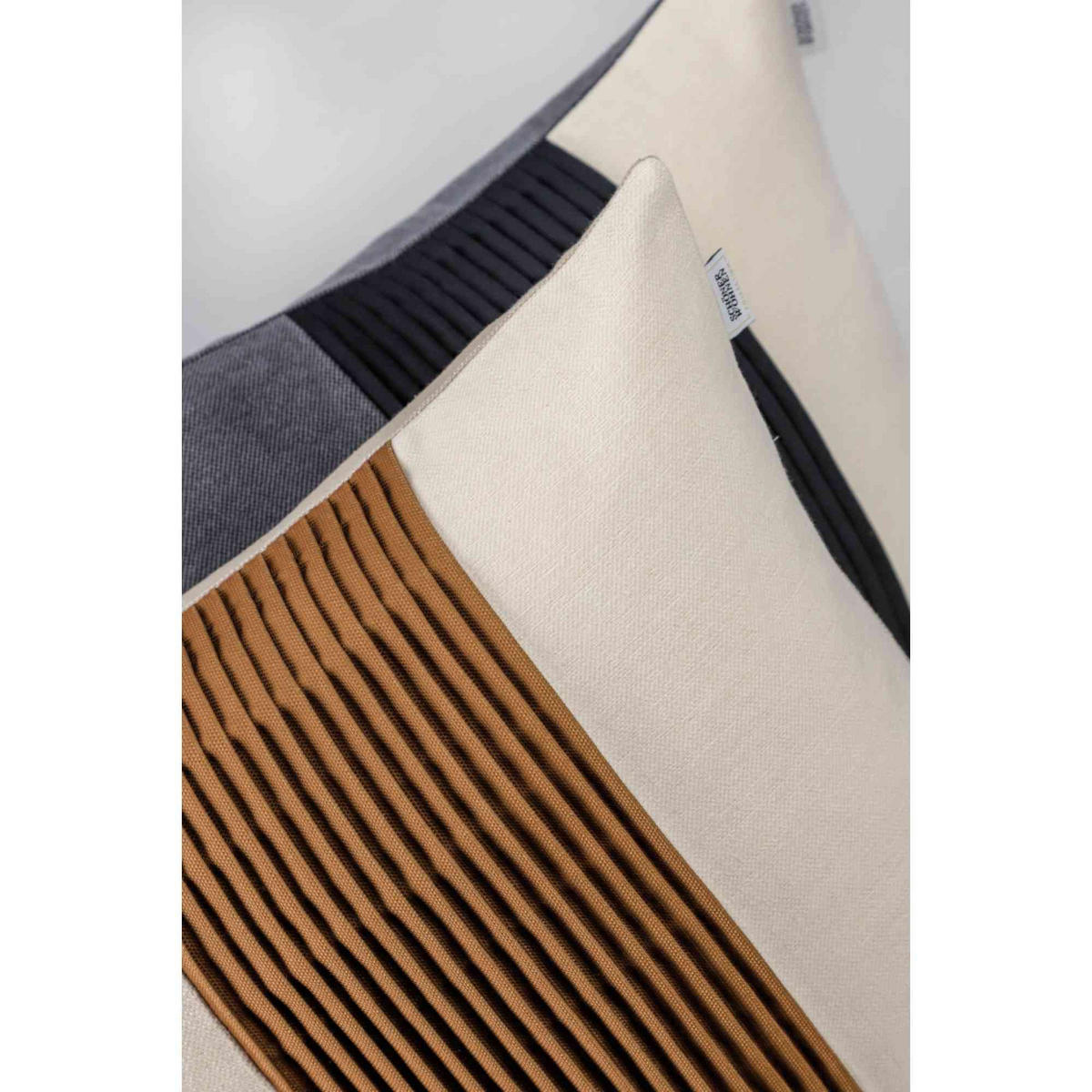 ZIERKISSENHÜLLE DEKOKISSENHÜLLE SCAN - Sandfarben, Textil (45/45cm) - Schöner Wohnen