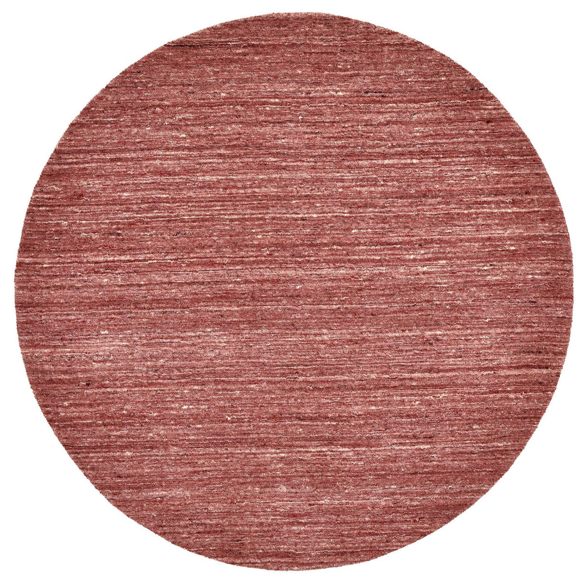 HANDWEBTEPPICH Pure 100x100 cm - Rot, Textil (100/100cm) - THEKO