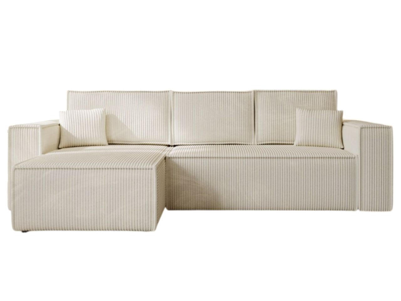 ECKSOFA Prato XL Beige Links - Beige/Schwarz, Holz/Kunststoff (170/280cm) - Graingold