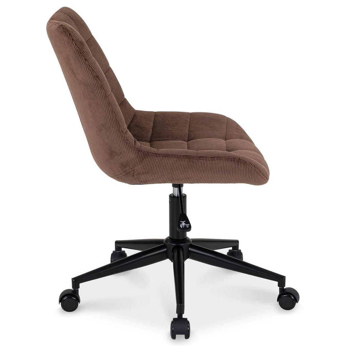 BÜROSTUHL VASILO braun - Braun, Textil (54/80/61cm) - IDIMEX
