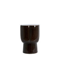 BEISTELLTISCH Junto Braun 34.5/34.5/45 cm - Braun, Keramik (34.5/34.5/45cm) - Light & Living