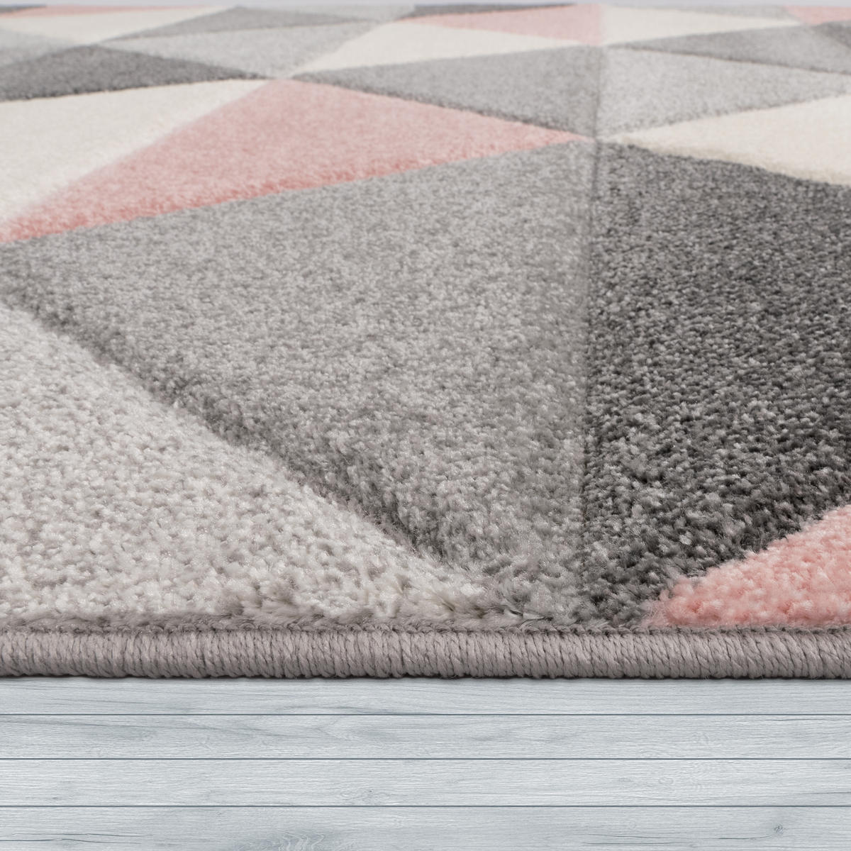 KURZFLORTEPPICH 80/150 cm Lara 276 - Pink, Textil (80/150cm) - Paco Home