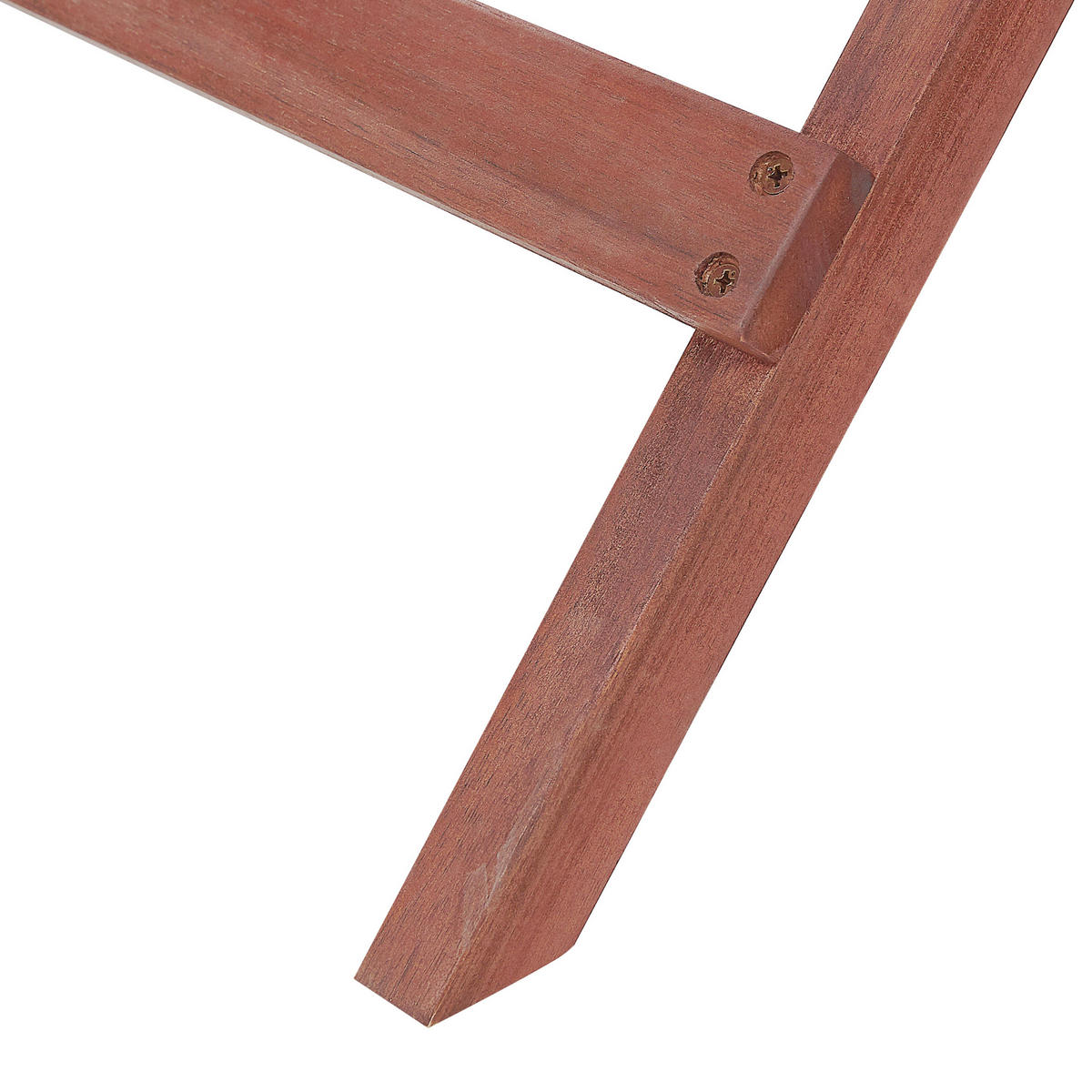 GARTENTISCH Massivholz Dunkler Holzfarbton Toscana - Dunkelbraun, Holz (68/45/73cm) - Beliani