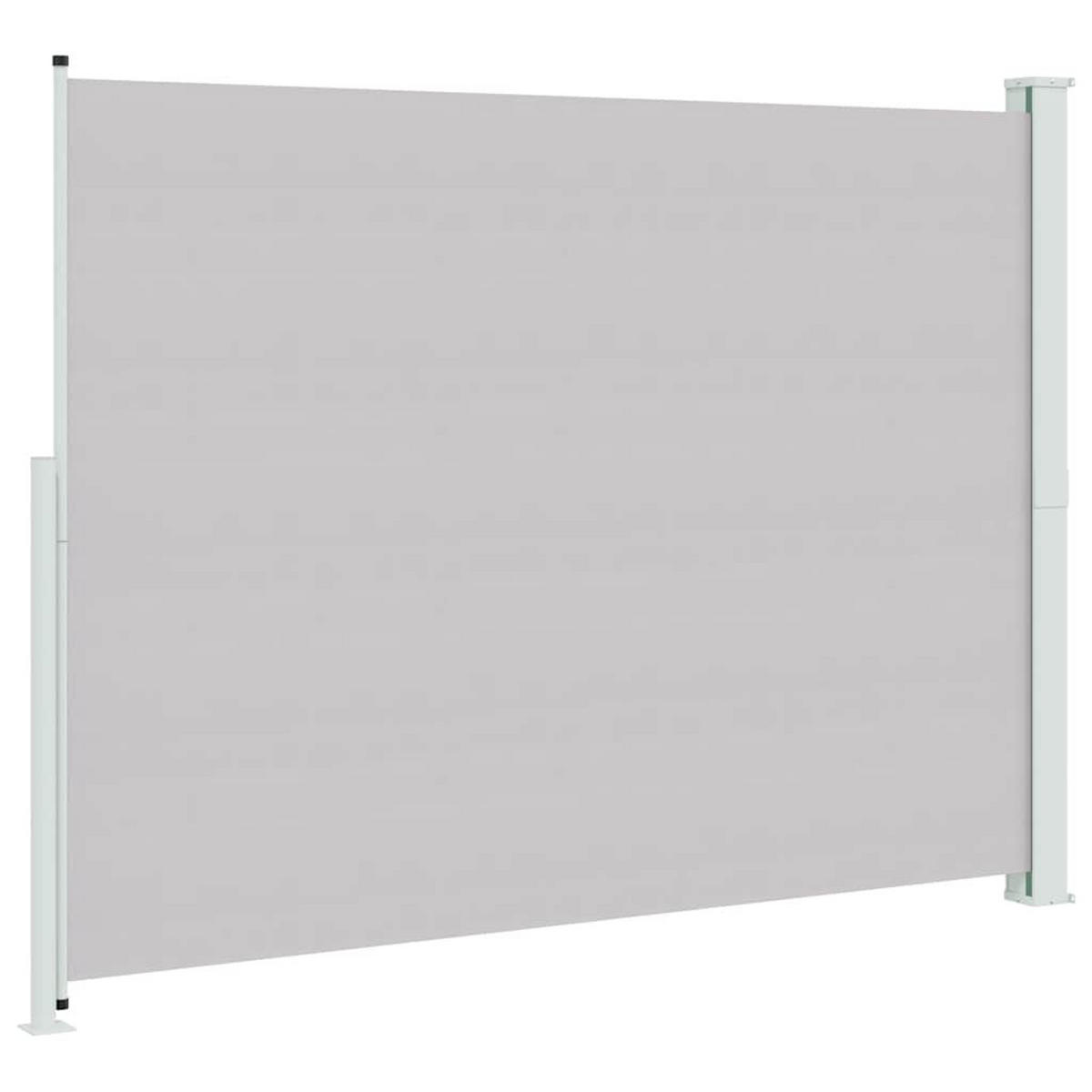 SEITENMARKISE Ausziehbar 220/300 Cm Grau - Grau, Textil (220/300cm) - vidaXL