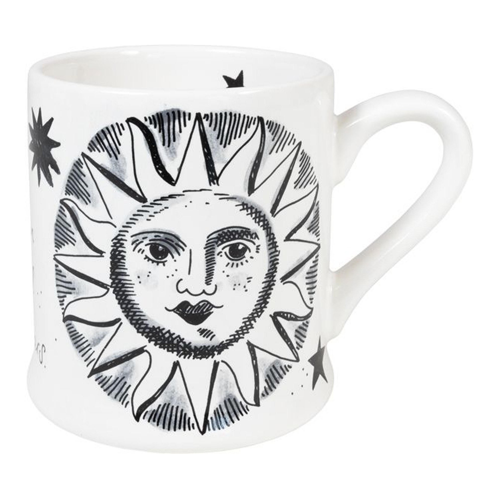 BECHER Sonne und Mond in Schwarz - 500 ml - Schwarz, Keramik (0.5L) - Blond Amsterdam