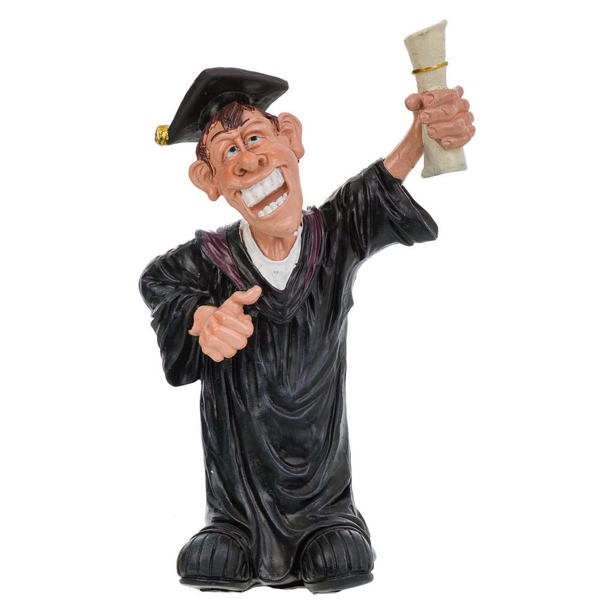 DEKORATIVE FIGUR, 16x11x25cm - Multicolor, Stein (15.5/25/11cm) - Wanderlust