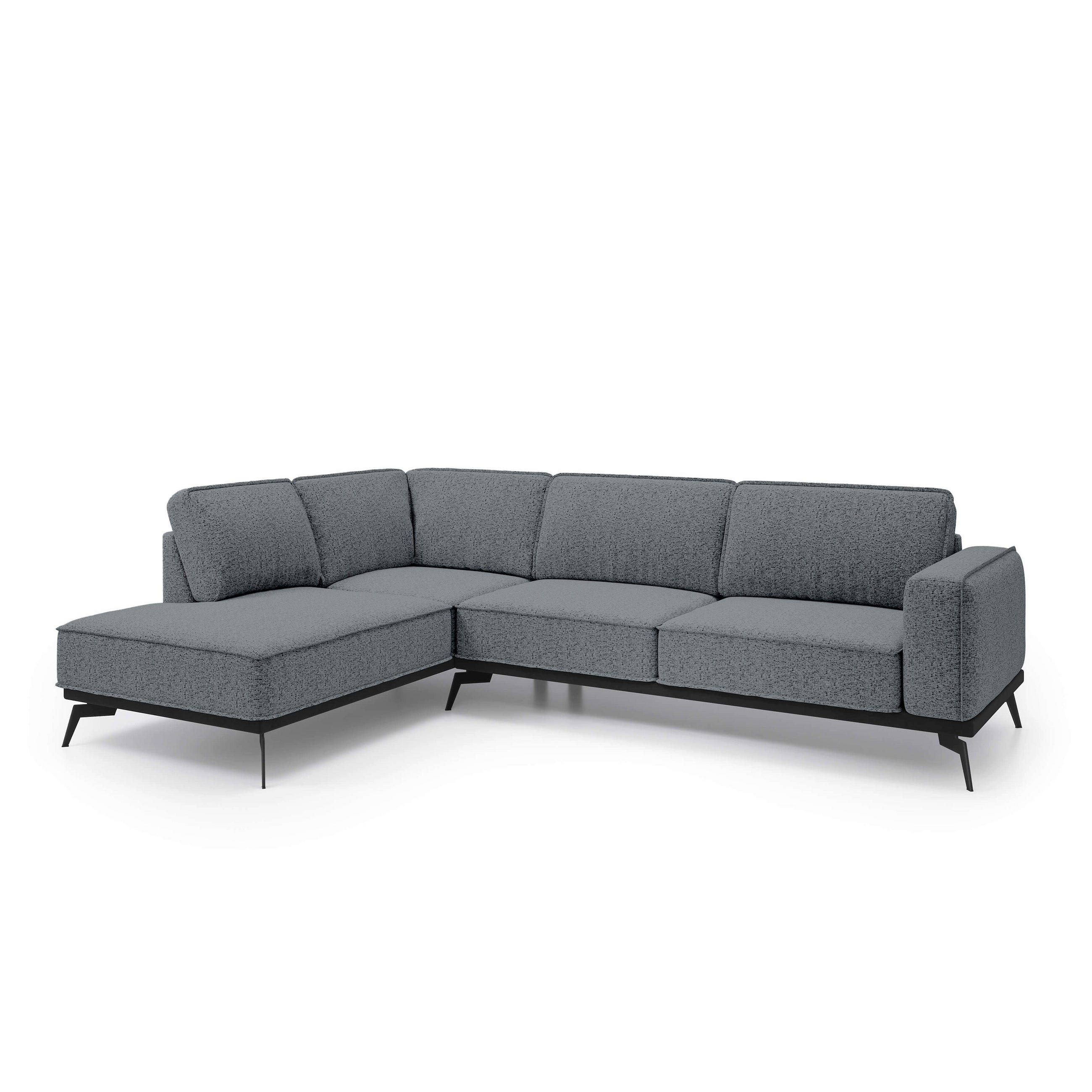 ECKSOFA Rosalia Multicolor - Multicolor, Textil (293/90/200cm) - Pillovely