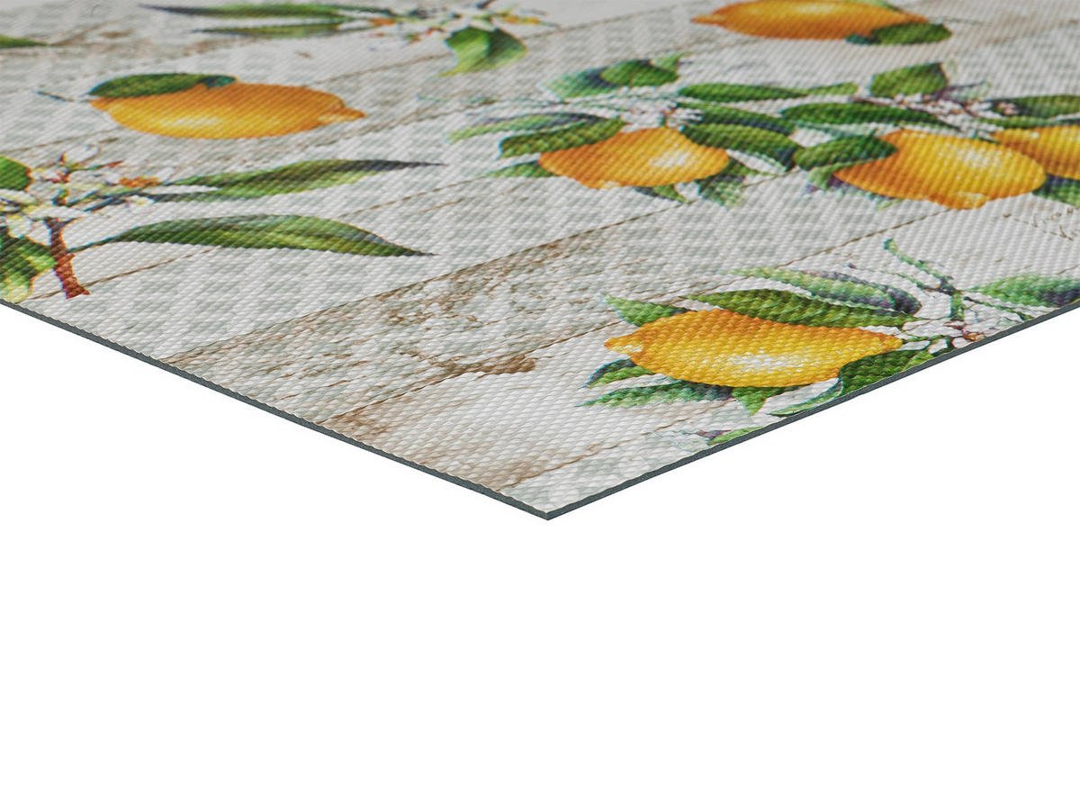 KÜCHENTEPPICH Mehrfarbig Sally 48/200 cm - Gelb, Kunststoff/Textil (48/200cm) - Atticgo