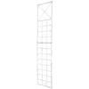RANKGITTER Metall Antik Weiß - Schwarz/Weiß, Metall (40/198/2cm) - CLP