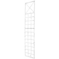 RANKGITTER Metall Antik Weiß - Schwarz/Weiß, Metall (40/198/2cm) - CLP