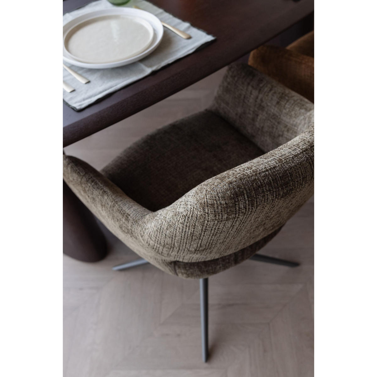 ESSZIMMERSTÜHLE Merel Armleuning Grün - 2 er Set - Grün, Kunststoff (60/85/62cm) - Housecraft Living