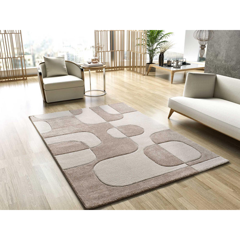 Thumbnail - Atticgo Webteppich, Creme, Textil, Abstrakt, Rechteckig, 200x290 cm, Oeko-Tex® Standard 100, in verschiedenen Größen erh...