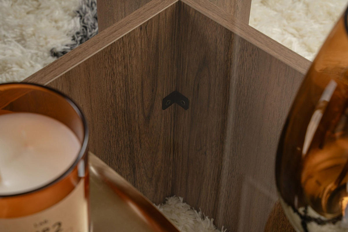COUCHTISCH Flavio Nussbaum - Nussbaumfarben, Holzwerkstoff (65/105/30cm) - Habitat Garten