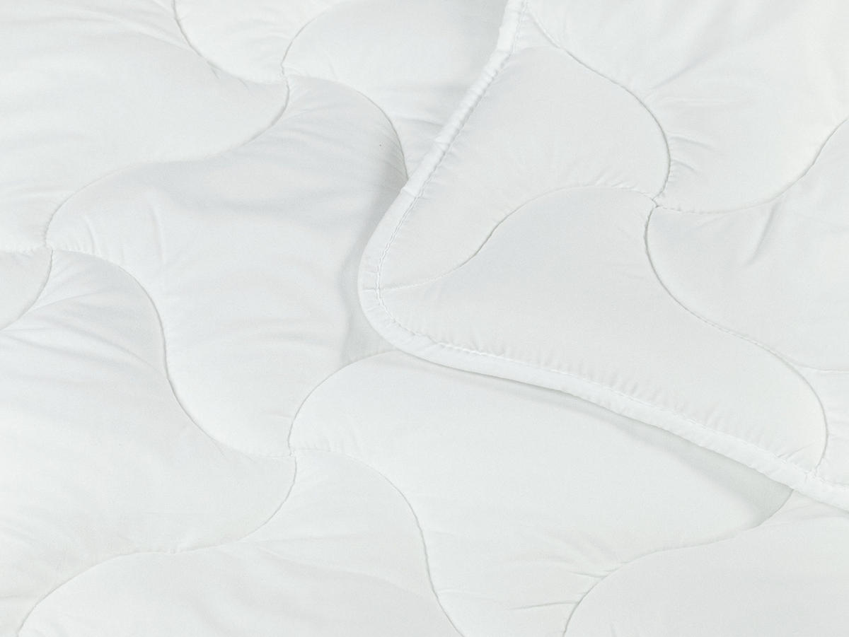 BETTDECKE, 100% Polyester - Weiß, Textil (135/200cm) - Zollner