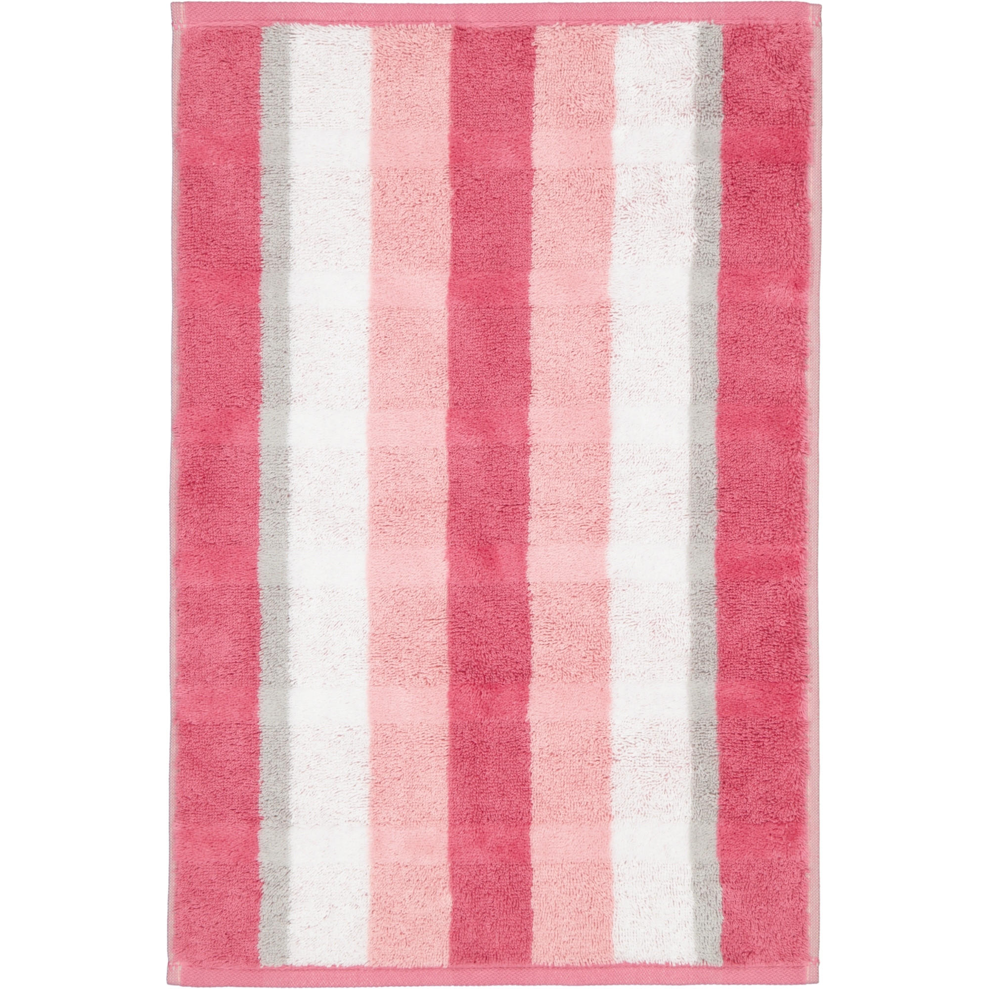 HANDTÜCHER NOBLESSE STRIPE 1087 ALTROSA - 22 - Rosa, Textil (30/50cm) - Cawoe