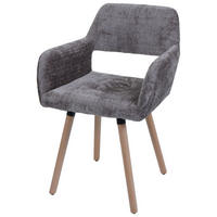 ESSZIMMERSTUHL Braun - Braun, Textil (56/80/53cm) - Jamb