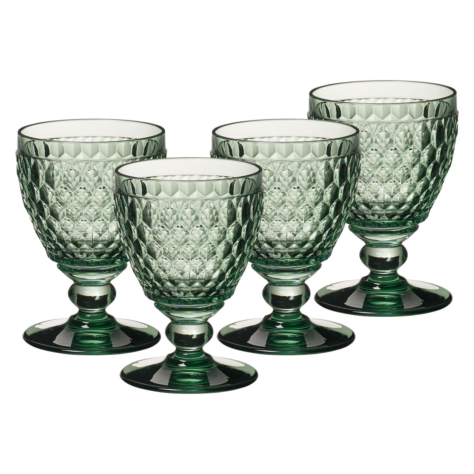 WEISSWEINGLÄSER Boston Coloured Grün 230 ml 4er Set - Grün, Glas (0.23L) - Villeroy & Boch
