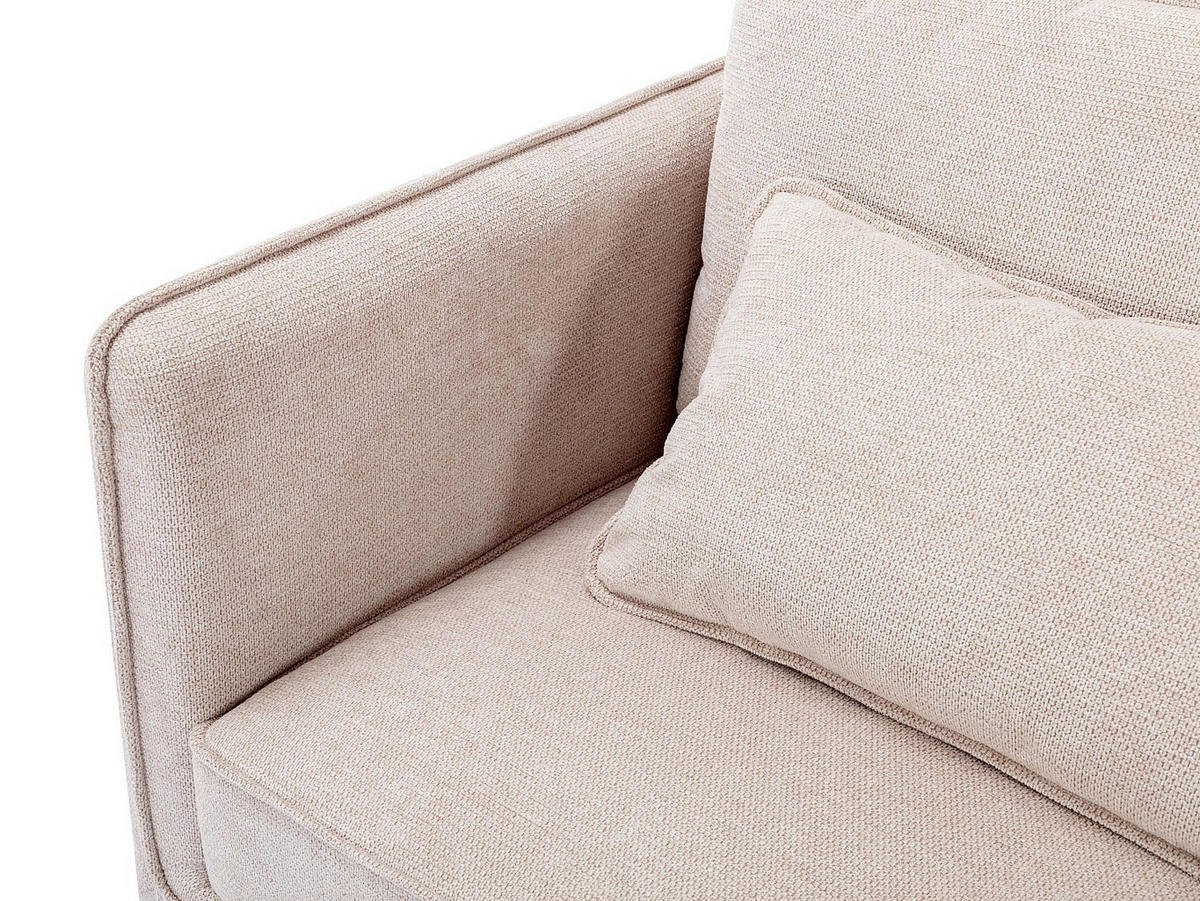 SOFA 3-Sitzer - Stoff - Beige - TORMELDA - Beige, Textil (194/86/80cm) - Vente-Unique