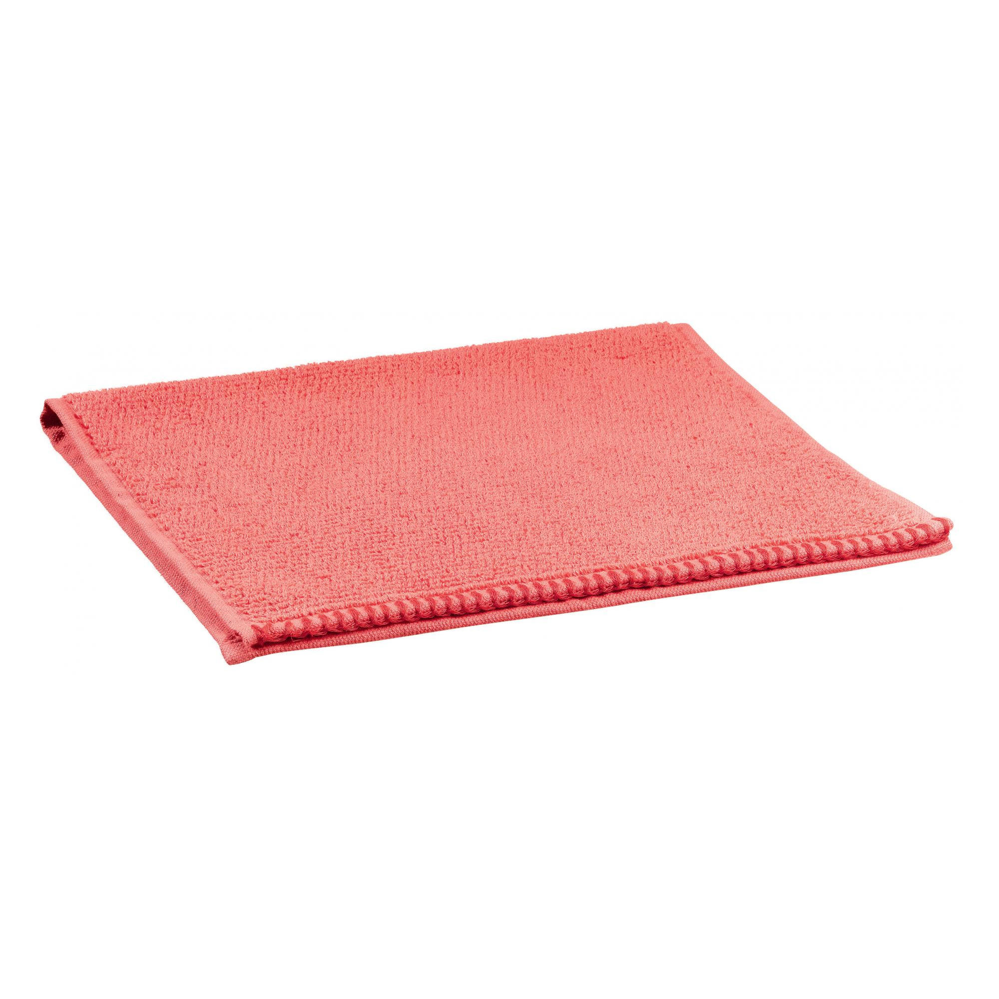 GÄSTETUCH Bora korallenrot 30 x 50 cm - Koralle, Textil (30/50cm) - Vivaraise