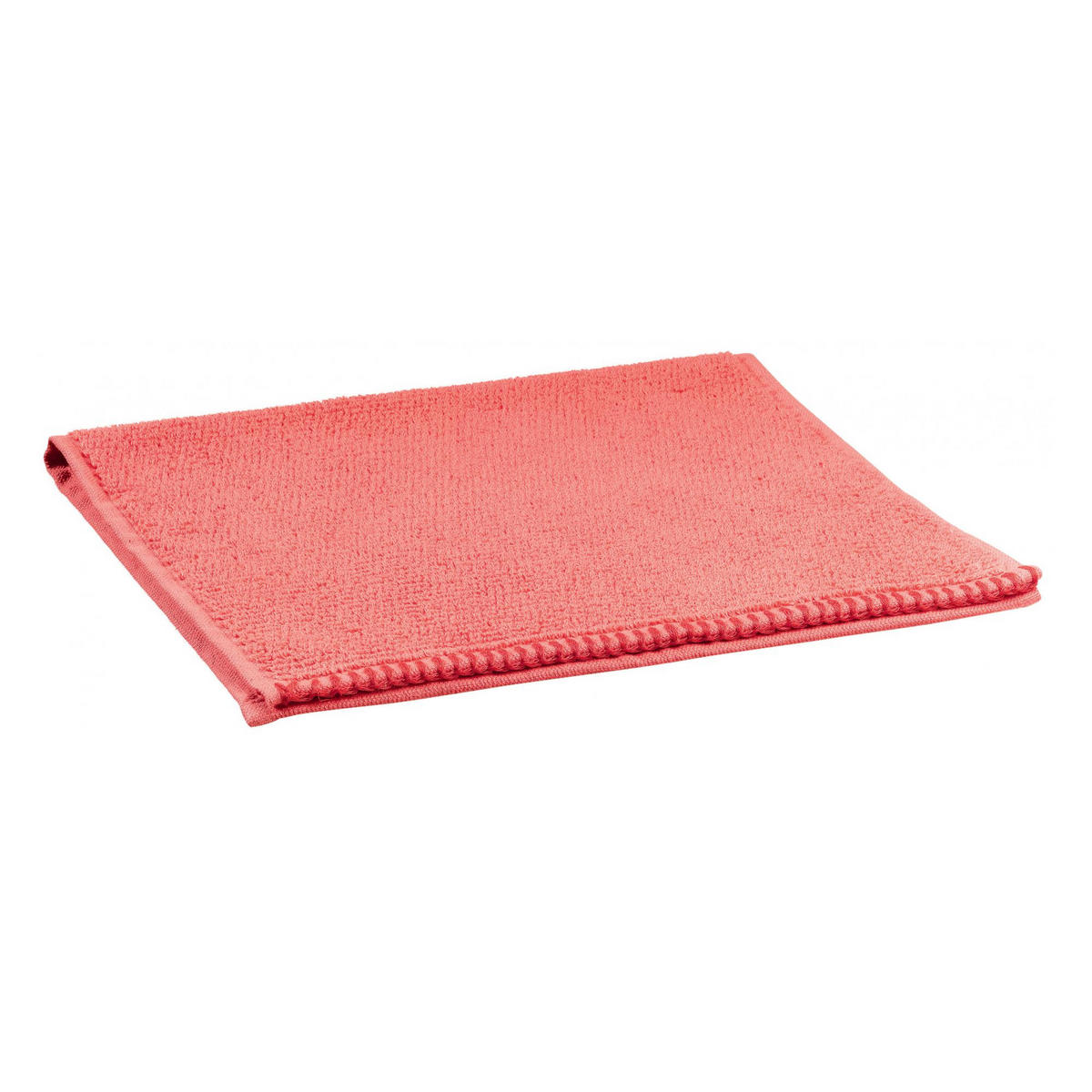GÄSTETUCH Bora korallenrot 30 x 50 cm - Koralle, Textil (30/50cm) - Vivaraise