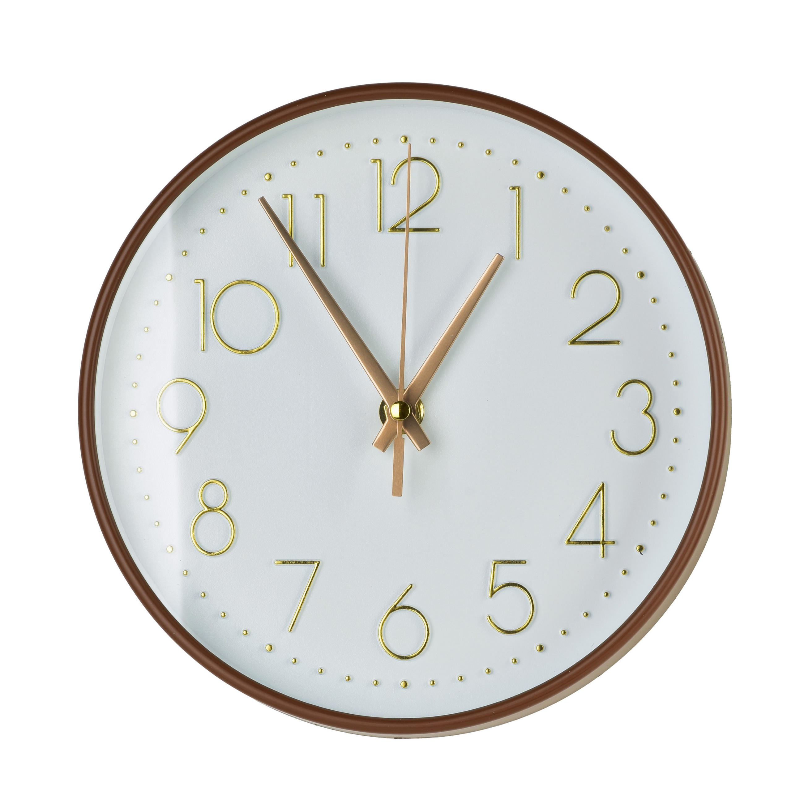 WANDUHR Ramsey Braun 20/4/20 cm Kunstoff - Braun, Kunststoff (20/20/4cm) - Mondex