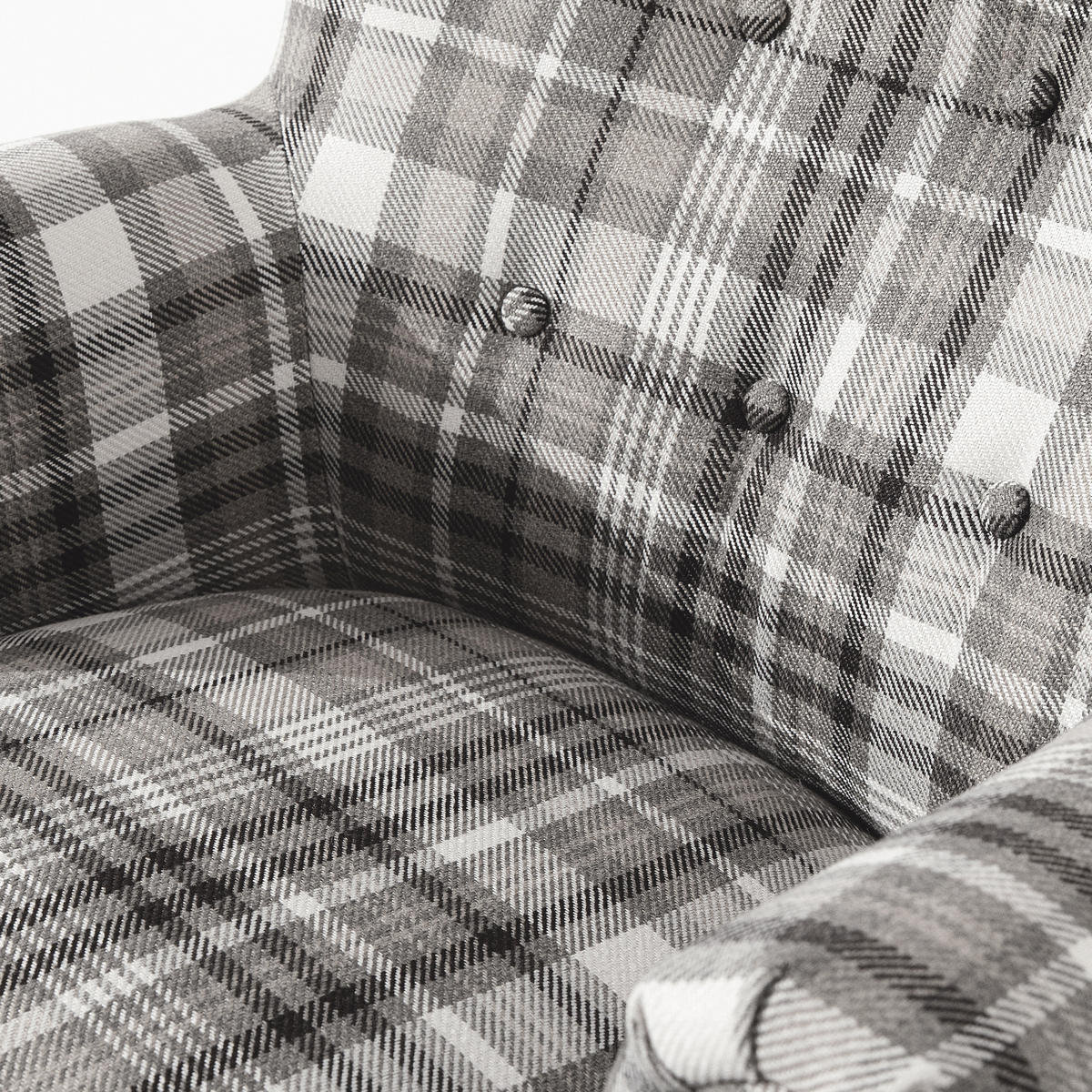 SESSEL MIT FUẞSTÜTZE TOMIS, Grau - Braun/Grau, Eichenholz/Holz (76/101/83cm) - KONSIMO®