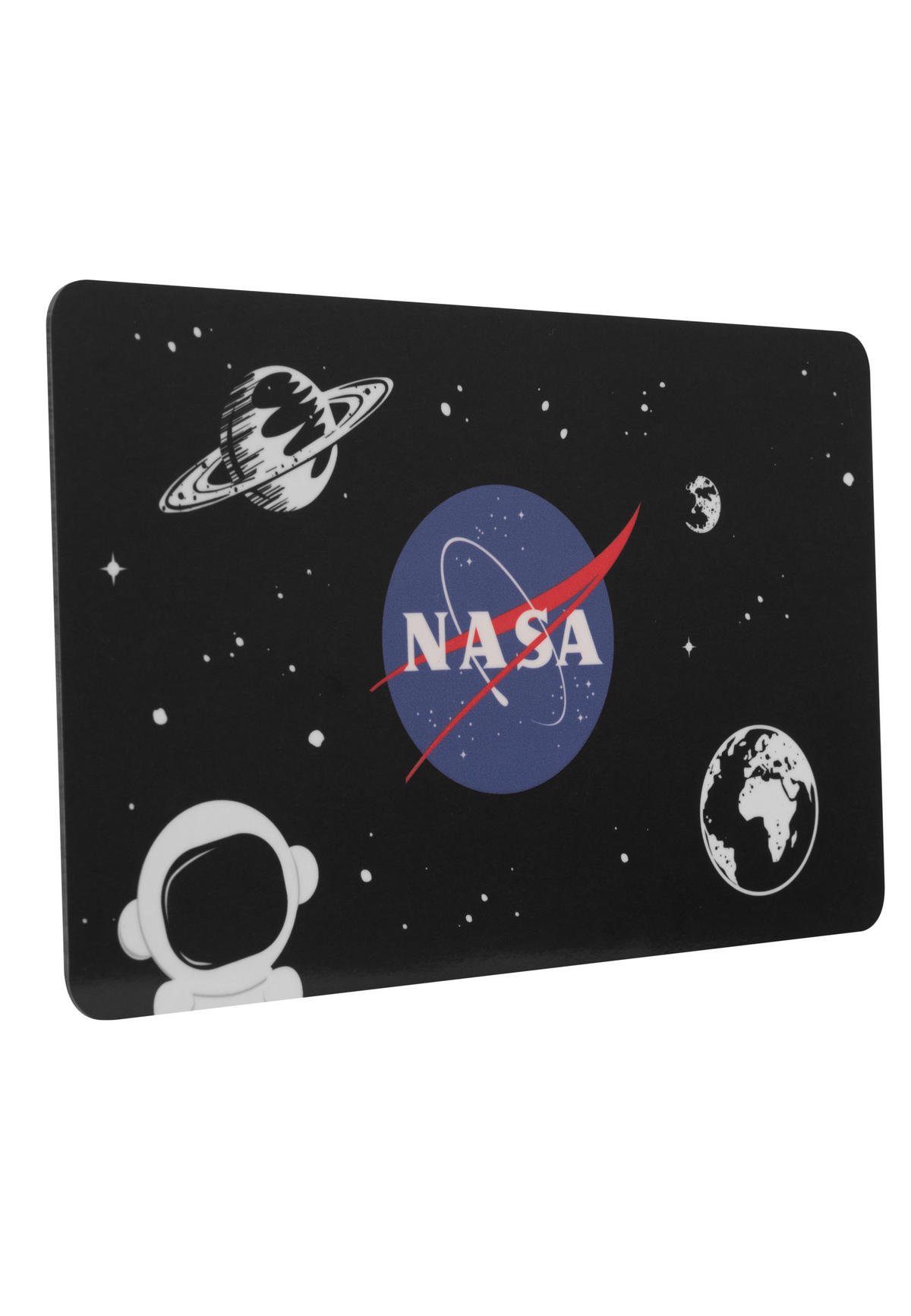 BRETTCHEN NASA Schwarz 14,5 x 23,5 cm - Schwarz, Kunststoff (14.5/23.5cm) - United Labels