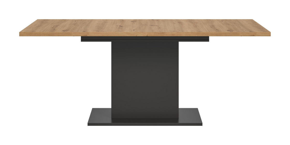 ESSTISCH MOTION (B/H/T: ca. 150/76/90 cm) in grau/Artisan Oak Nachbildung - Grau, Holzwerkstoff (90/150/76cm)