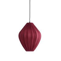 HÄNGELAMPE - Rot - 36/36/44 cm - Rot, Textil (36/36/44cm) - Light & Living