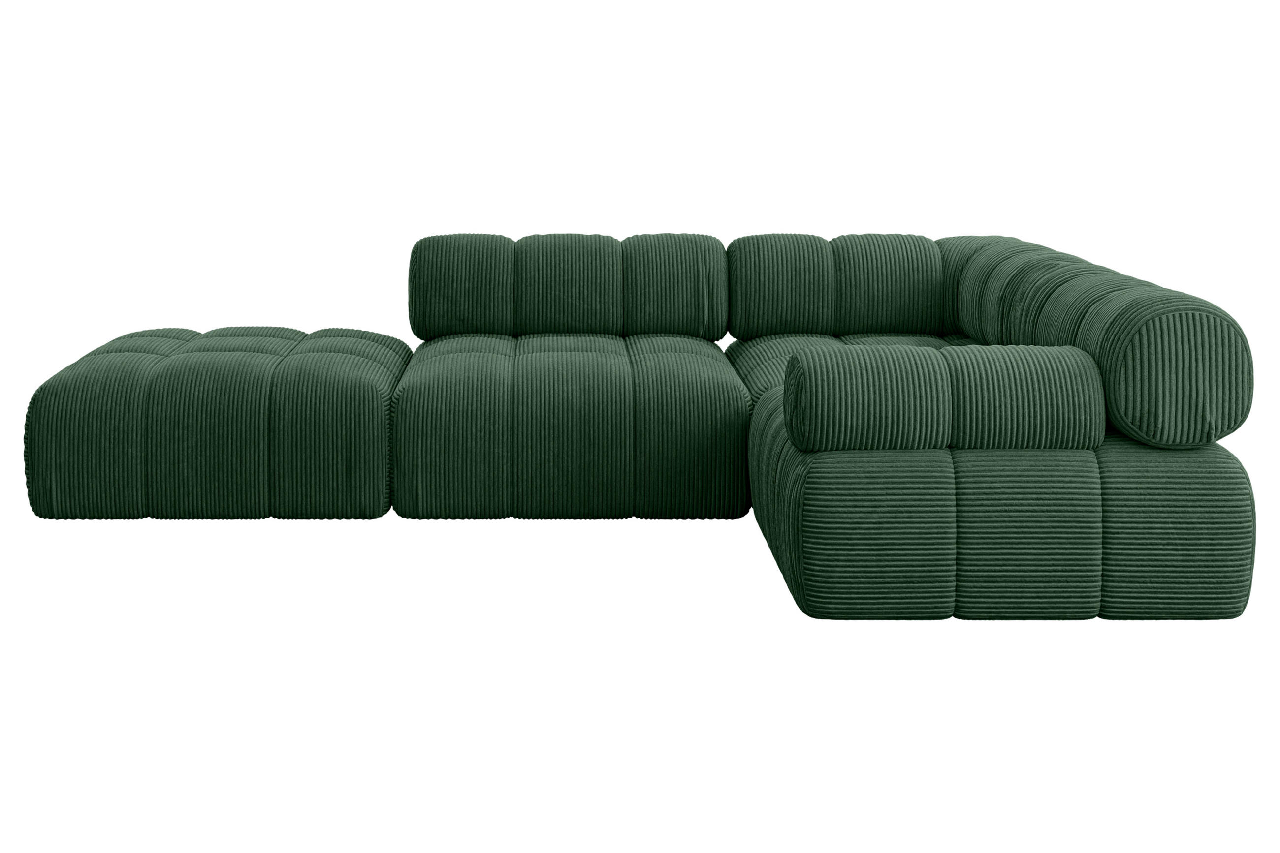 Altdecor Ecksofa Grün 285x190 cm