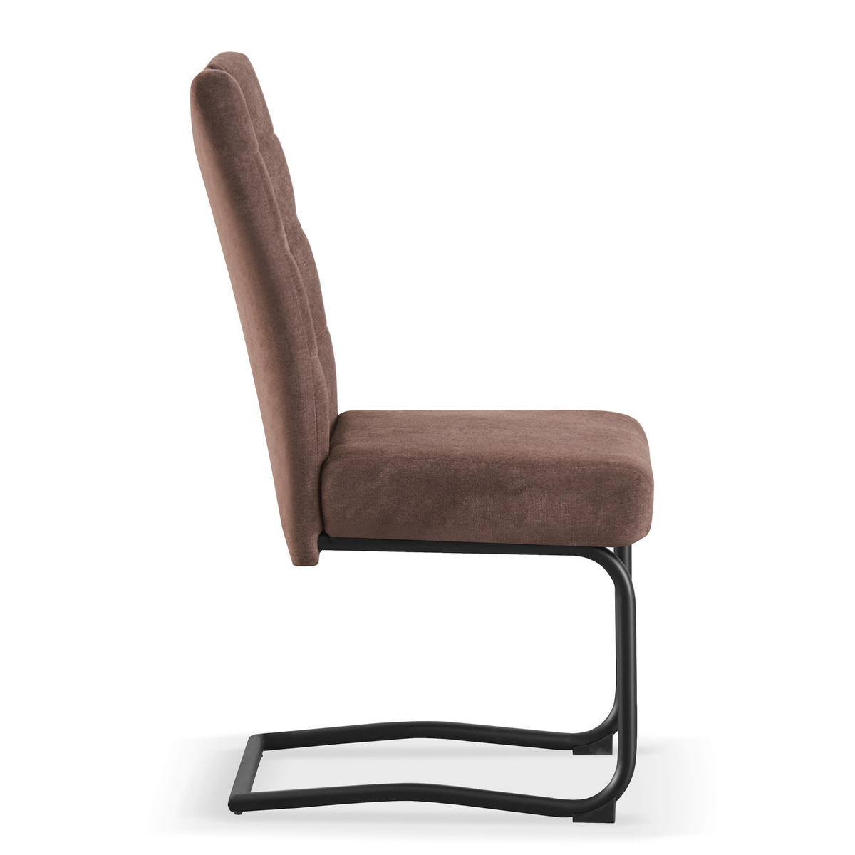 SCHWINGSTUHL SOFIA Cappuccino 2 Stück - Cappuccino, Textil/Metall (48/97/60cm) - B&D Home