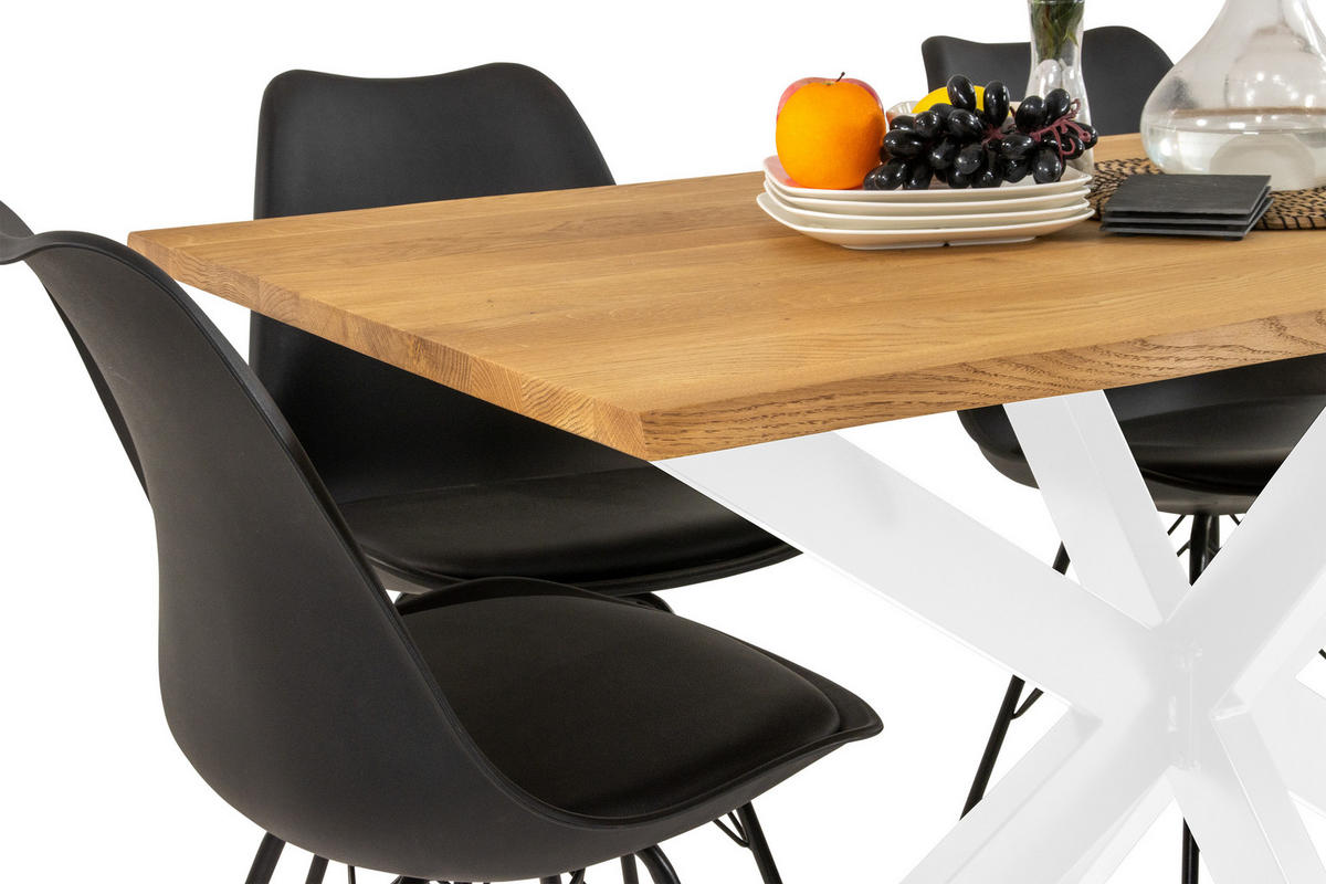 ESSTISCH SALVADOR - Eichefarben/Beige, Holz (80/120/77cm) - SAM