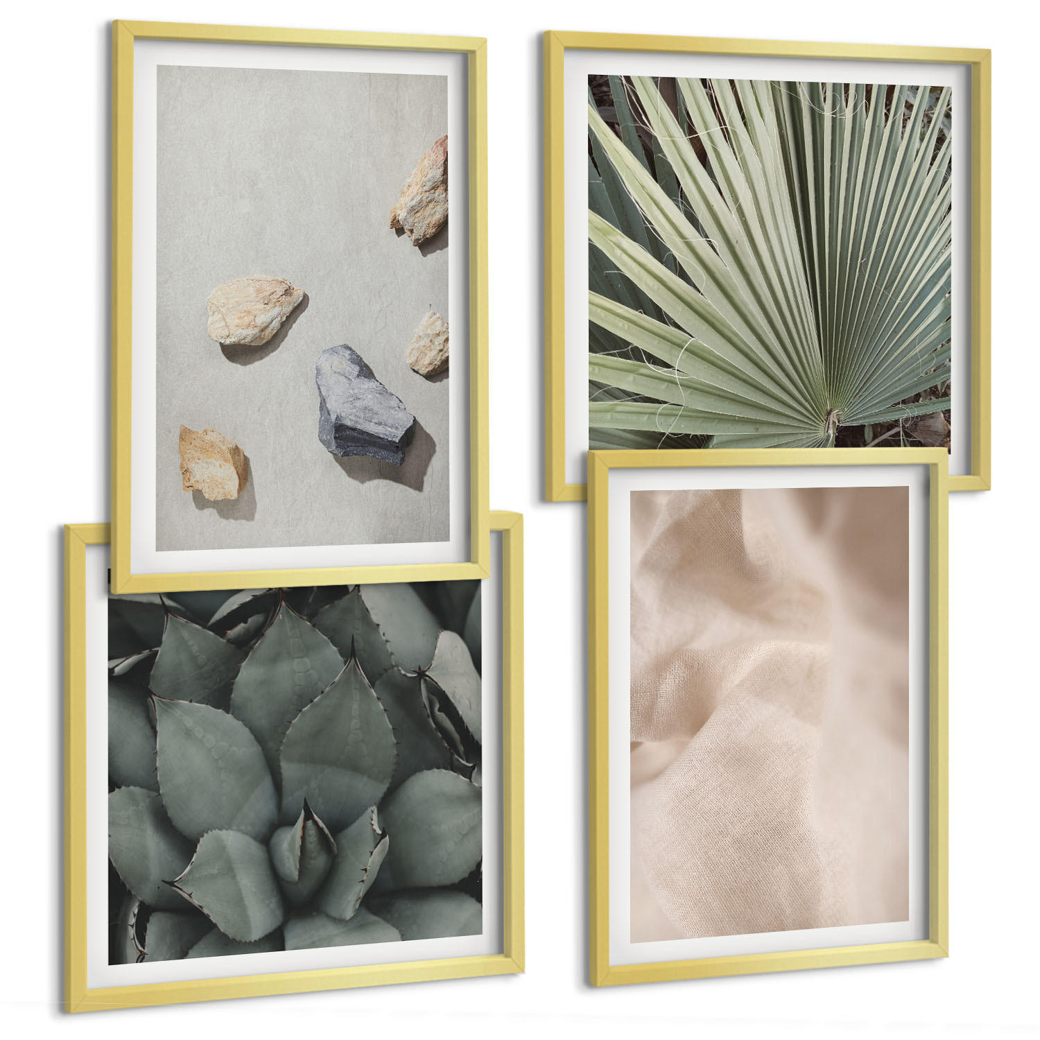 Tulup Bilder Gold 50x50 cm