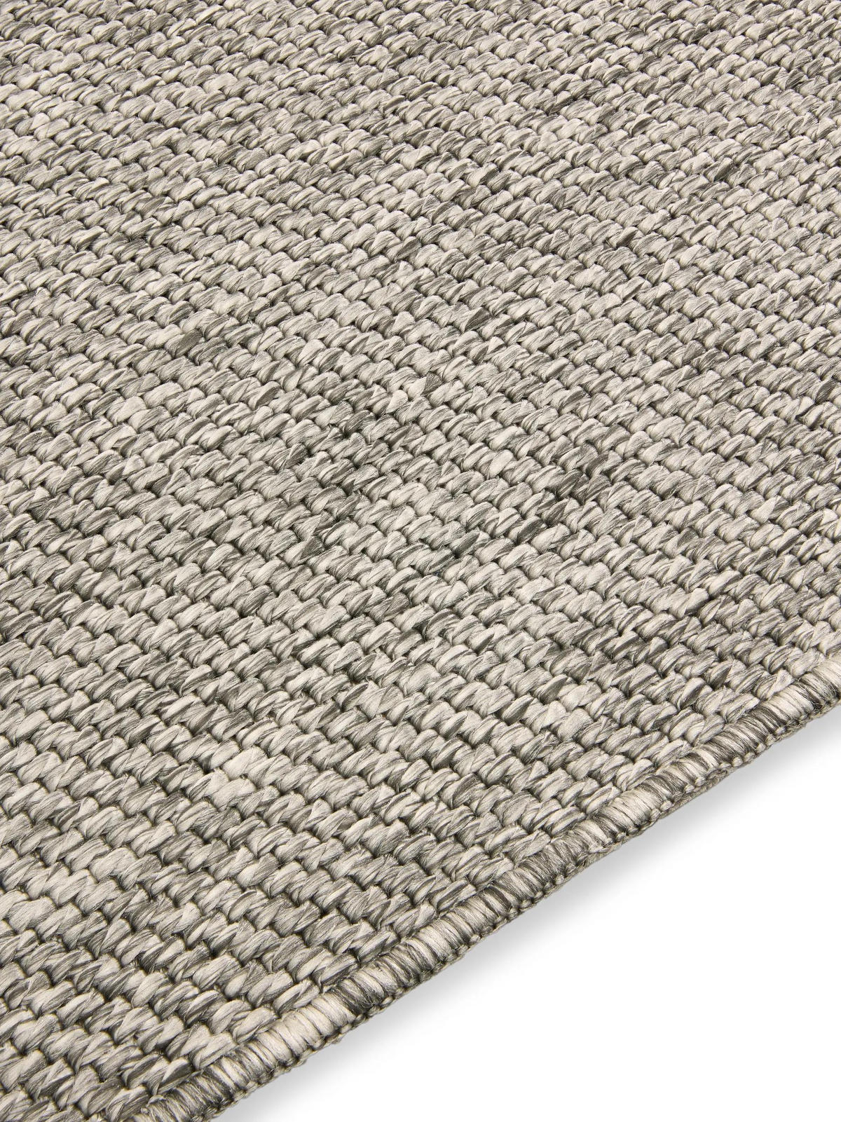 OUTDOORTEPPICH Iowa Dunkelgrau 120/170 cm - Dunkelgrau, Kunststoff/Textil (120/170cm) - benuta