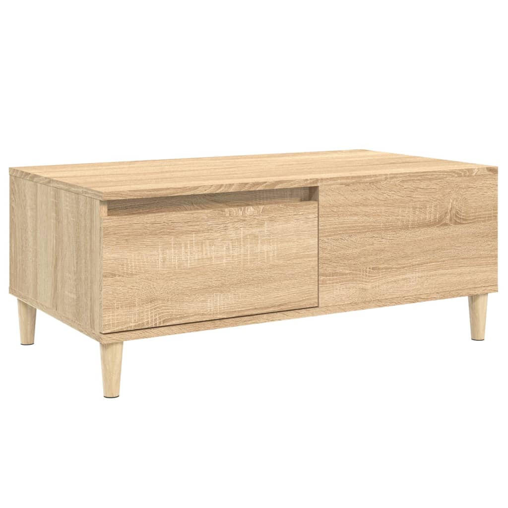 COUCHTISCH Sonoma-Eiche 90x50x36,5 cm Holzwerkstoff - Braun, Holzwerkstoff (90/50/36.5cm) - furnicato