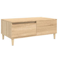 COUCHTISCH Sonoma-Eiche 90x50x36,5 cm Holzwerkstoff - Braun, Holzwerkstoff (90/50/36.5cm) - furnicato