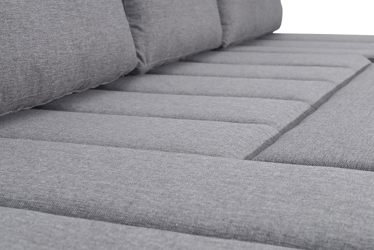 WOHNLANDSCHAFT VERONA U-Form mit Schlaffunktion, Bettkasten und Wellenfederung – Großzügiges Ecksofa 387 cm - Schwarz, Kunststoff (387/85/213cm) - Wohnideebilder