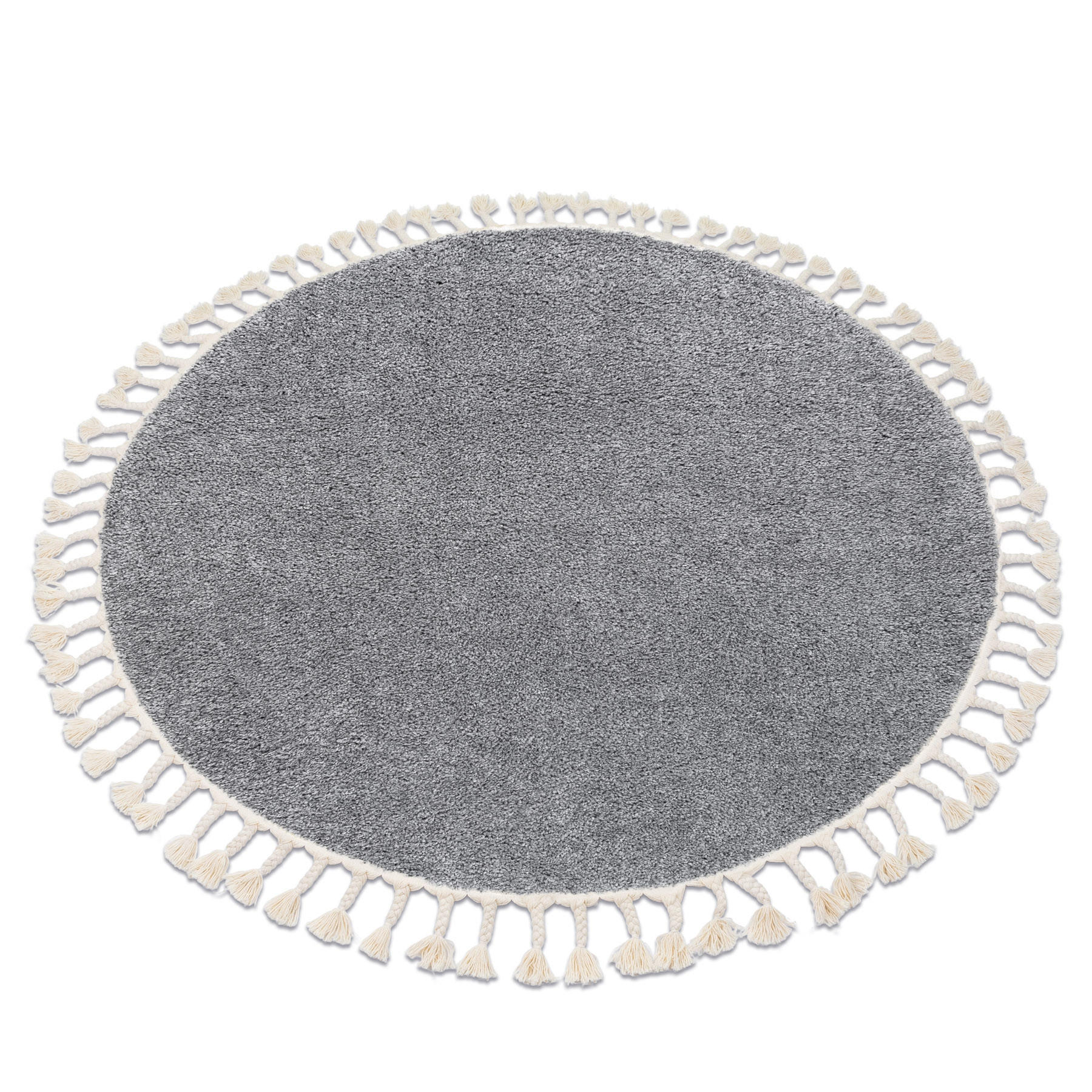 rugsX Teppich Grau 120x120 cm