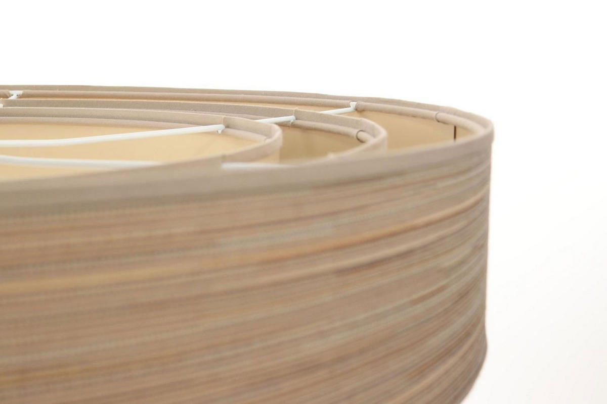 HÄNGELEUCHTE Beige 60/20 cm - Braun, Kunststoff (60/1.5/20cm) - ONZENO