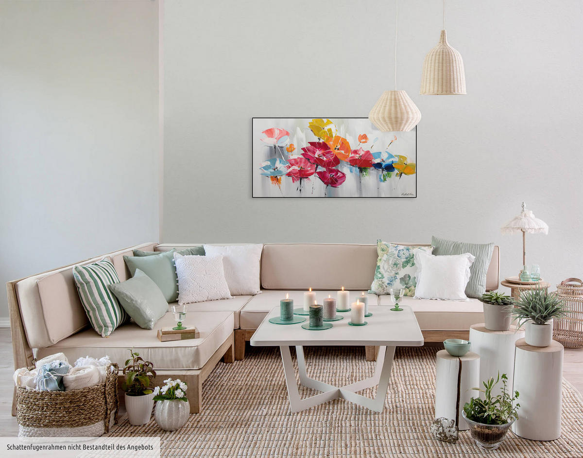 ÖLGEMÄLDE 100/50 cm - Multicolor, Holz/Textil (100/50cm) - KUNSTLOFT