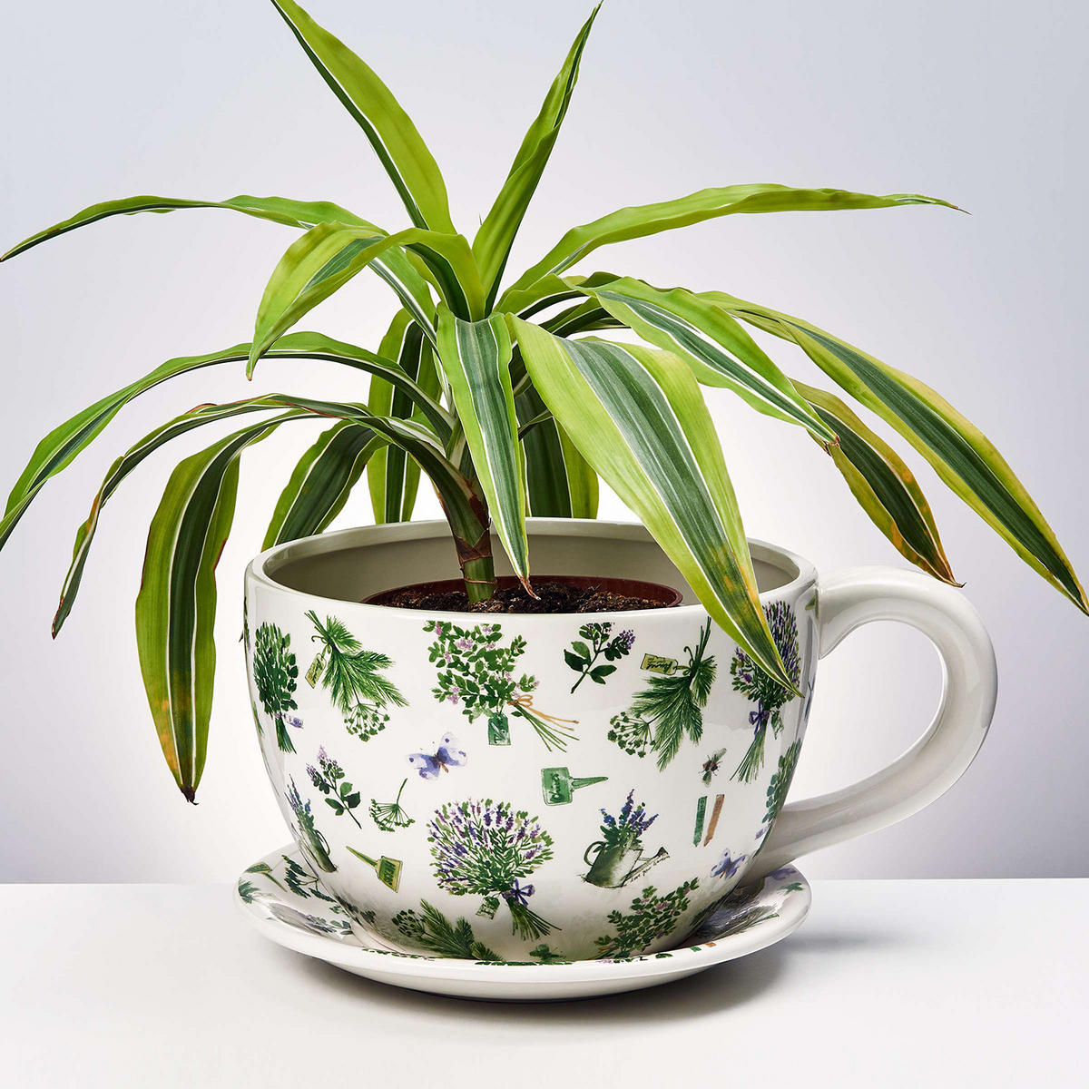 PFLANZTASSE Plant A Cup - Weiß, Stein (15cm) - Butlers
