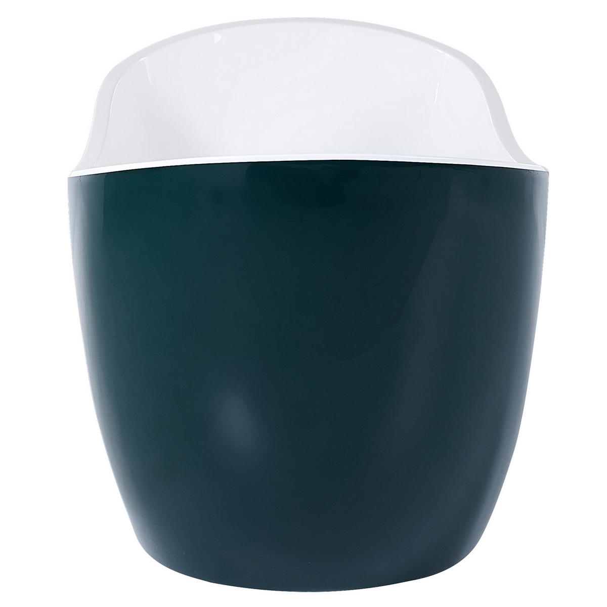 BADEWANNE FREISTEHEND 77x170x72 cm grün Antigua - Grün, Kunststoff (77/72/170cm) - Beliani