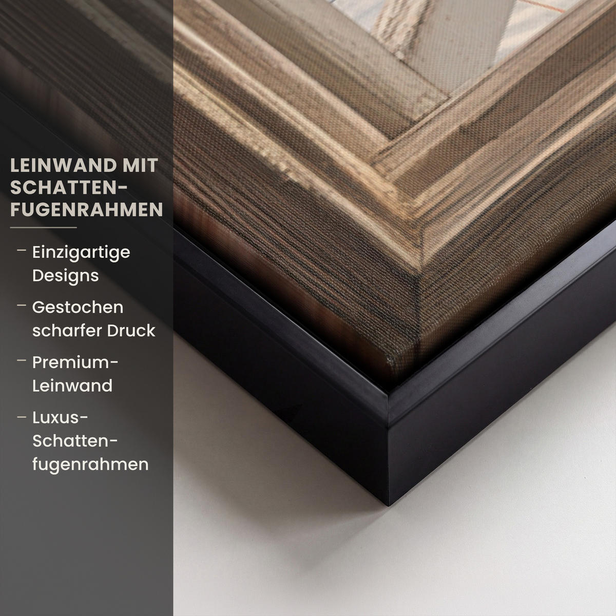 LEINWAND Bilder mit Rahmen - Aussicht - Strand - Fenster - Dünen - Meer - 90x60 - Hellblau, Textil (90/60cm) - MuchoWow