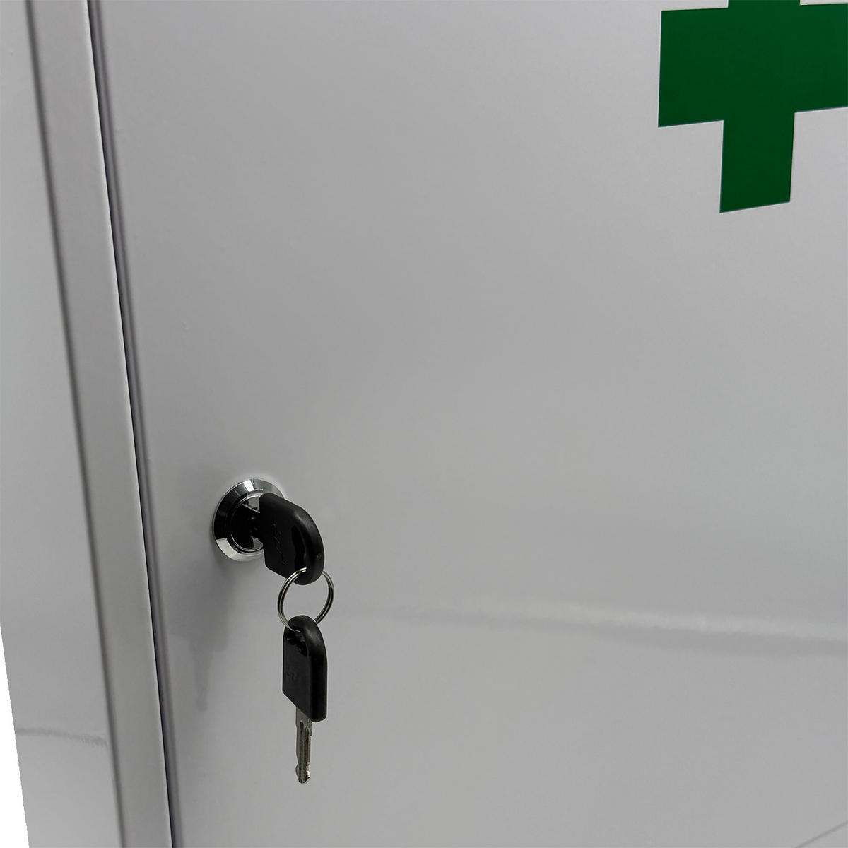 LÉKÁRNA - bílá, kov (35.5/43/8cm) - Relaxdays