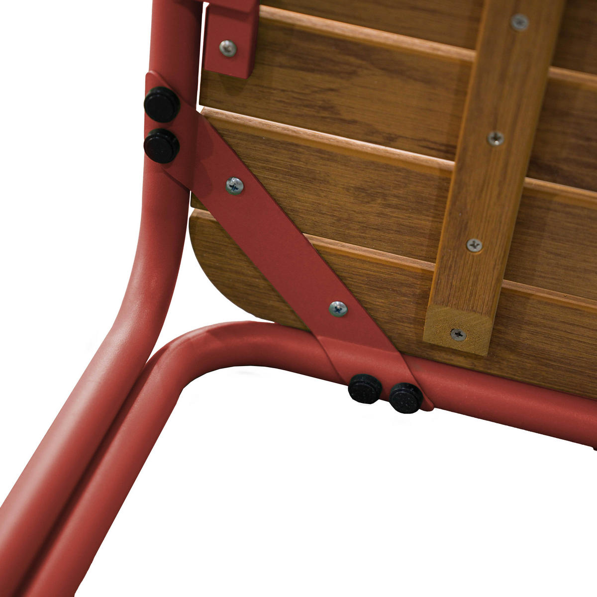 GARTENTISCH, Lehm - Pink, Metall (70/70/73cm) - Oviala