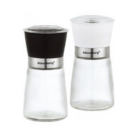GEWÜRZMÜHLE Schwarz 6.8/6.8/13.2 cm KB7257 - Schwarz, Glas (6.8/13.2/6.8cm) - Klausberg 