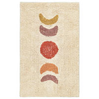 BADEMATTE Beige 50 x 80 cm Esme - Beige/Gelb, Textil (50/80cm) - Beliani