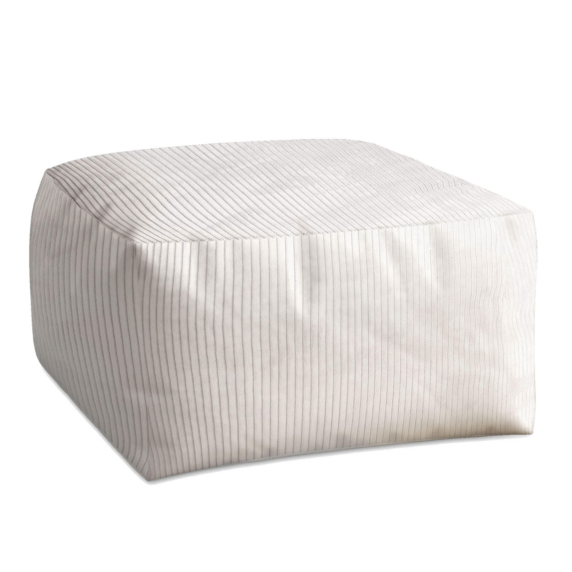 Dreamroots Sitzsack Weiß 70x40x70 cm