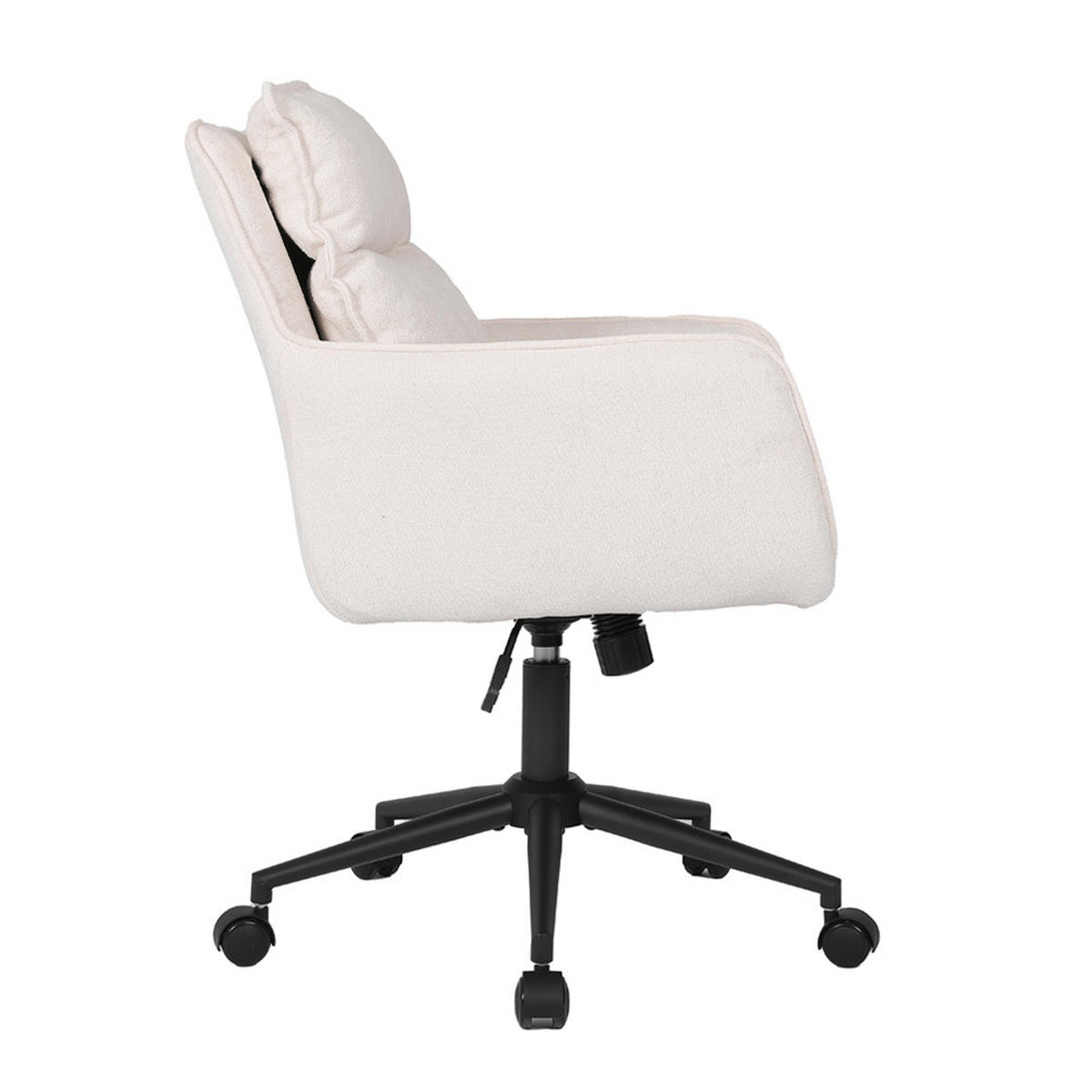 BÜROSTUHL CORA - Beige - Beige, Kunststoff (60/100/70cm) - Home Deluxe
